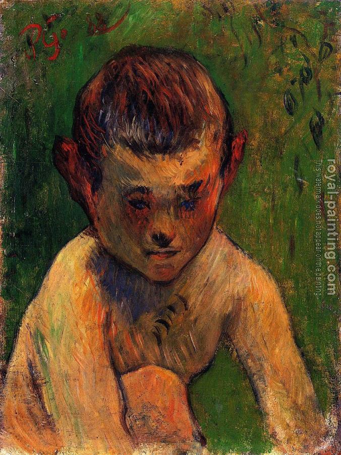 Paul Gauguin : Little Breton Bather